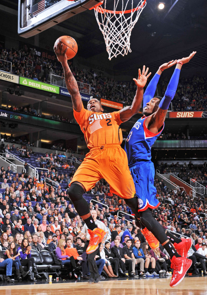 Eric Bledsoe wearing Nike LeBron 9 Big Bang (2)