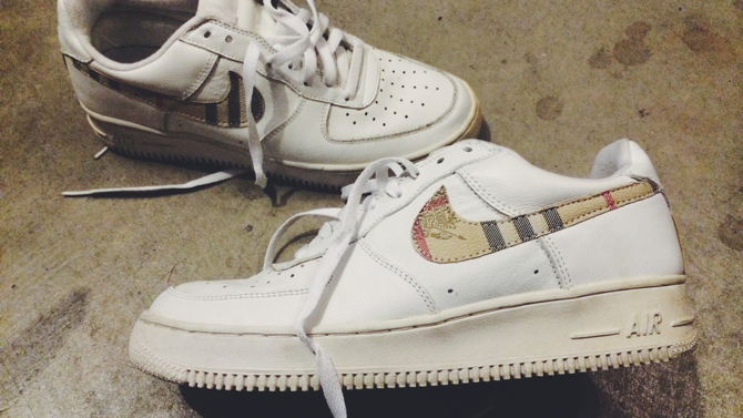 Worst Sneaker Pickup: Burberry Air Force 1