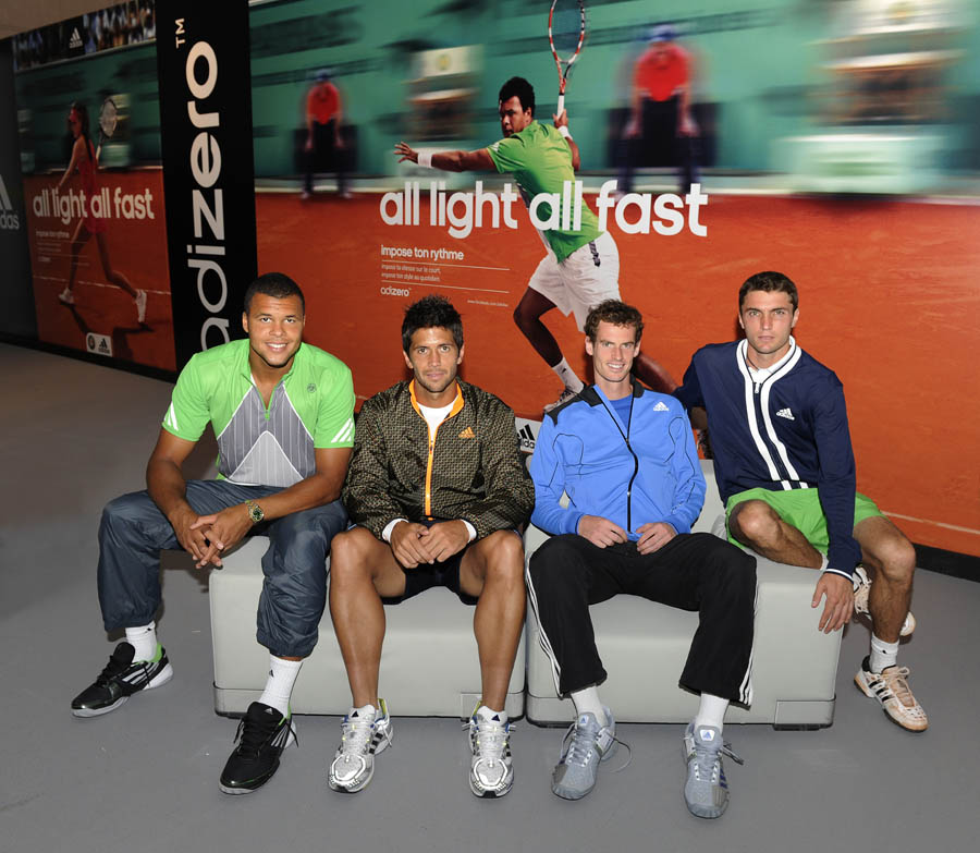 Jo-Wilfried Tsonga Debuts adidas adiZero Roland Garros Collection