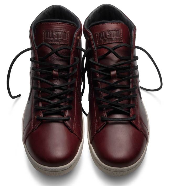 Converse First String Standards Dr. J Pro Horween Leather Burgundy