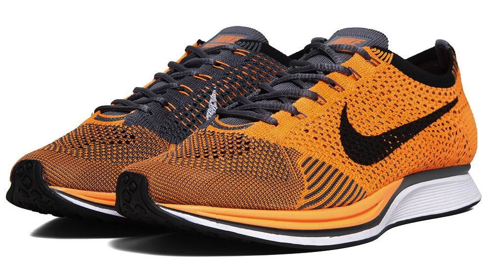 flyknit racer total orange