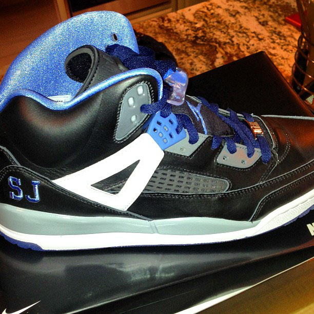 Stephen Jackson's Jordan Spizikes // Black/Blue