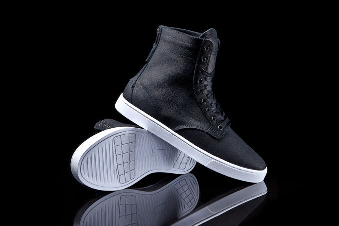 SUPRA Wolf Black Waxed Suede (1)