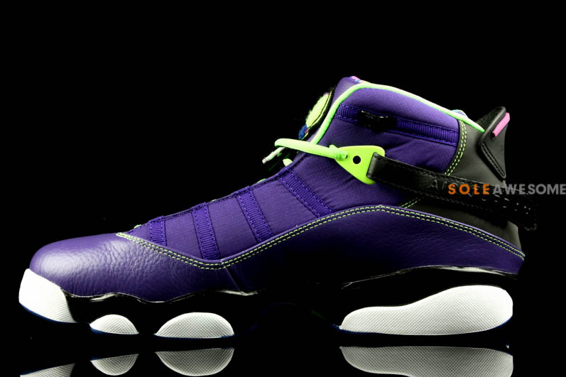 Jordan 6 rings on sale black and purple