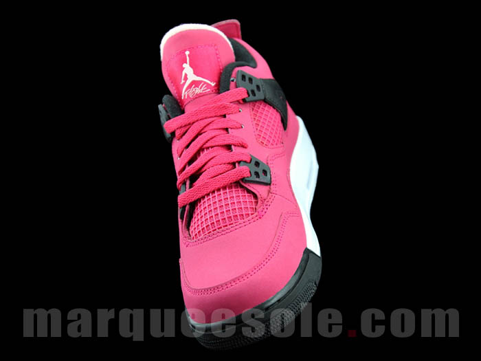 Air Jordan 4 IV GS Voltage Cherry White Black 487724-601 E