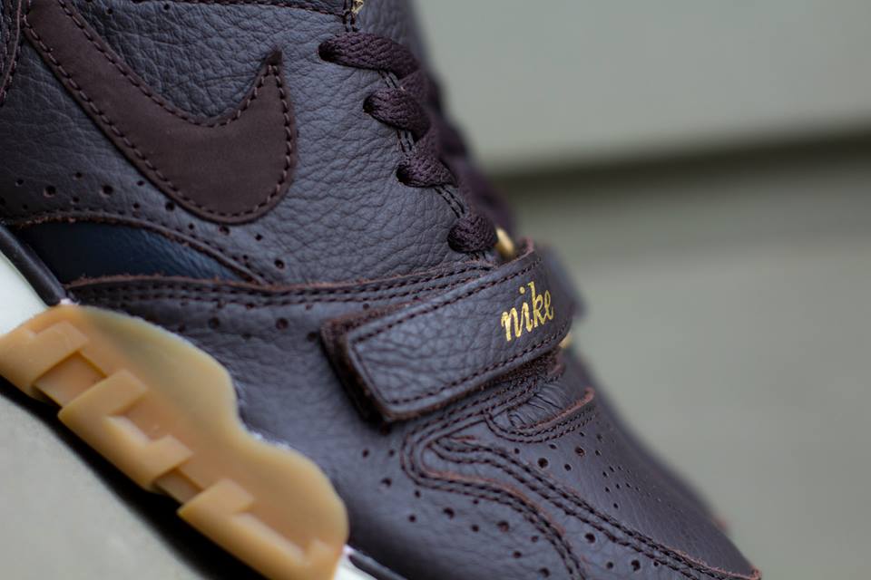 Nike Air Trainer 1 Mid Premium QS Brogue strap detail