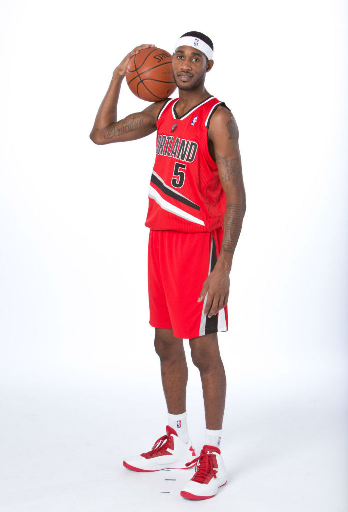 Will Barton wearing Under Armour Micro G Torch