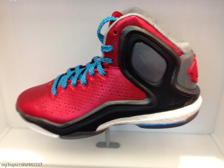 adidas D Rose 5 Red L-Train Blue Line