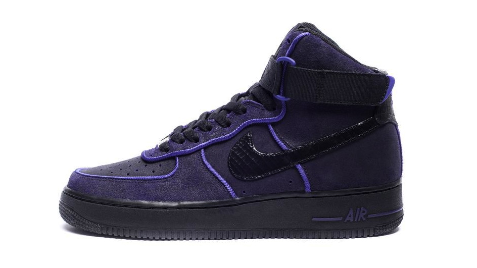 Purple air force 1 best sale high top