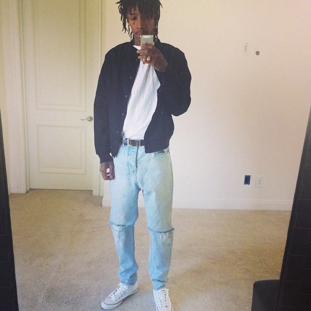 Wiz Khalifa wearing Converse Chuck Taylor All Star