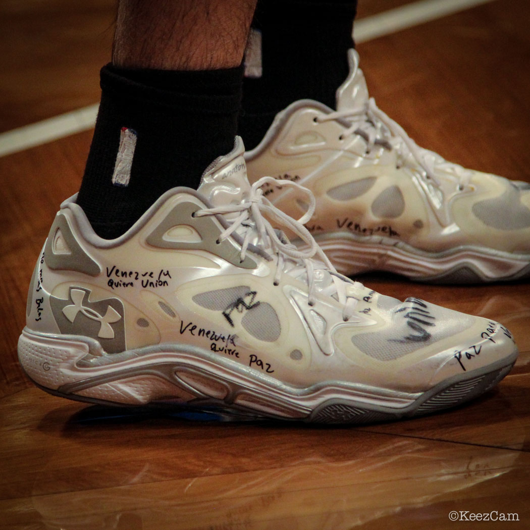 Greivis Vasquez wearing Under Armour Anatomix Spawn Low (2)