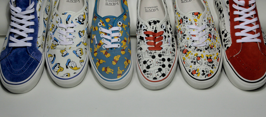 vans character shoes