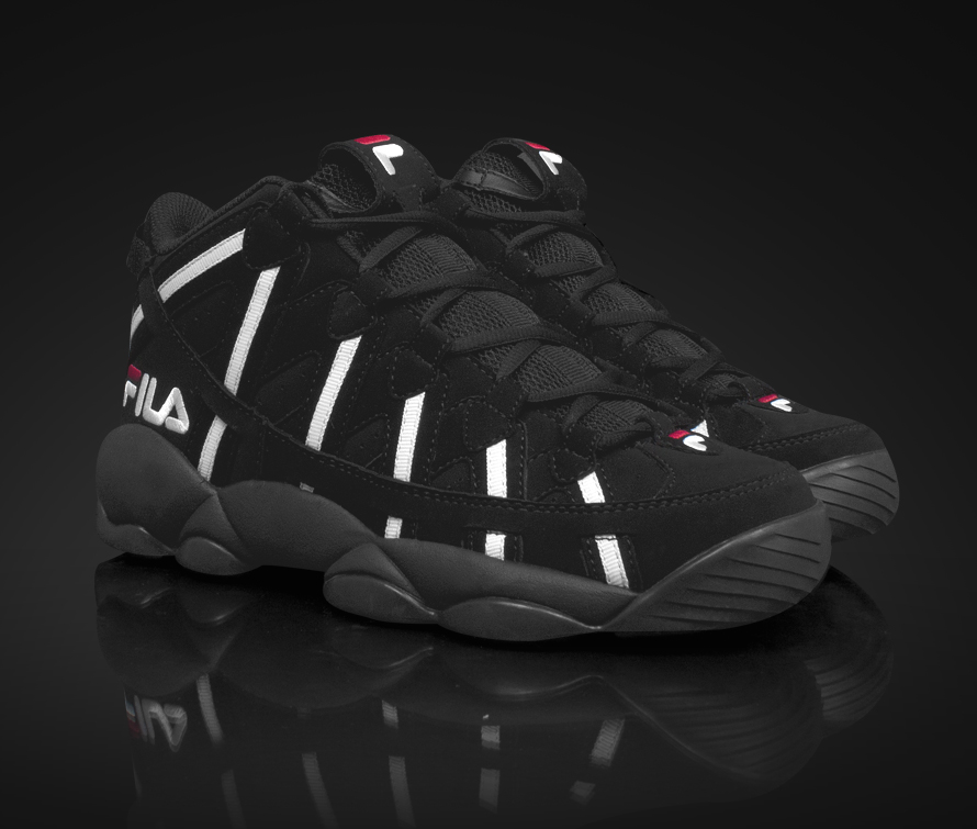 fila spaghetti high black