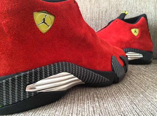 Air Jordan 14 XIV Red Suede (8)