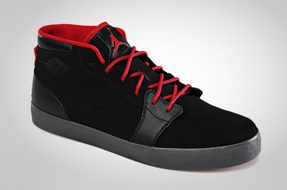 Jordan AJ V.1 Chukka - Black/Gym Red | Sole Collector