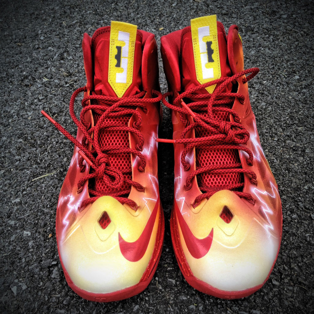 Nike LeBron X "The Flash" by Mache Custom Kicks (2)
