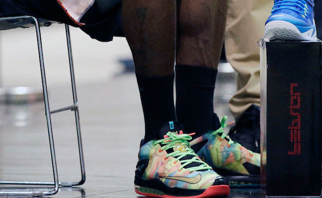 LeBron James Wears Nike LeBron XI 11 Low Championship Pack (2)