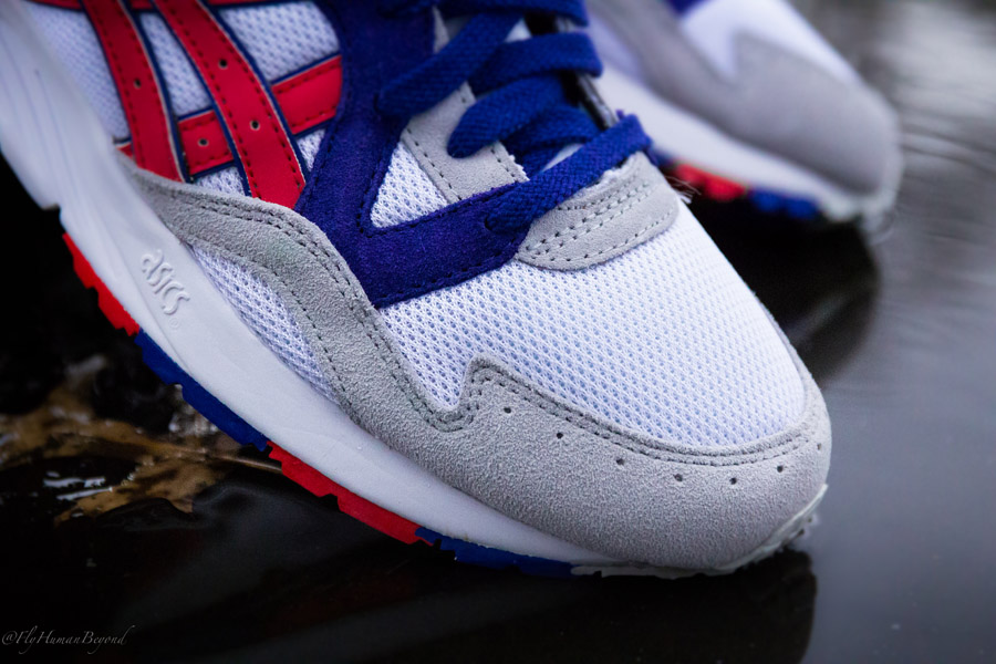 asics gel lyte v red white blue