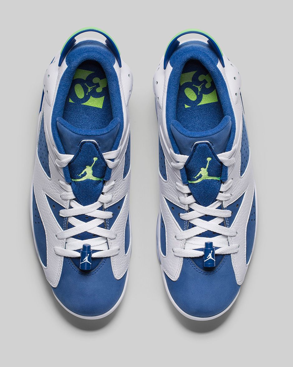 air jordan 6 retro low seahawks