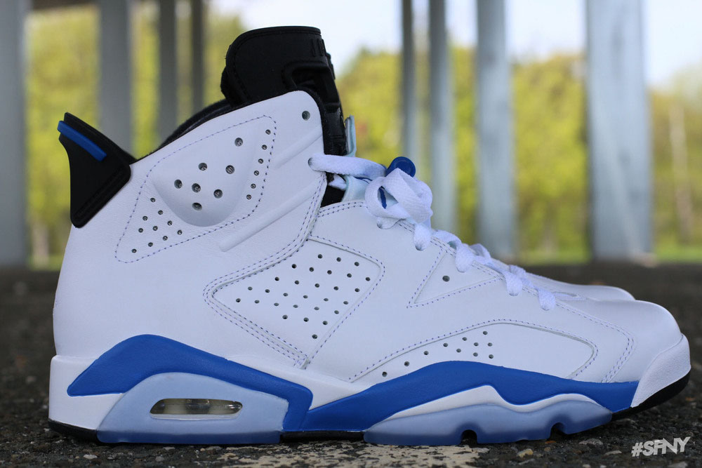 jordan 6s blue and white