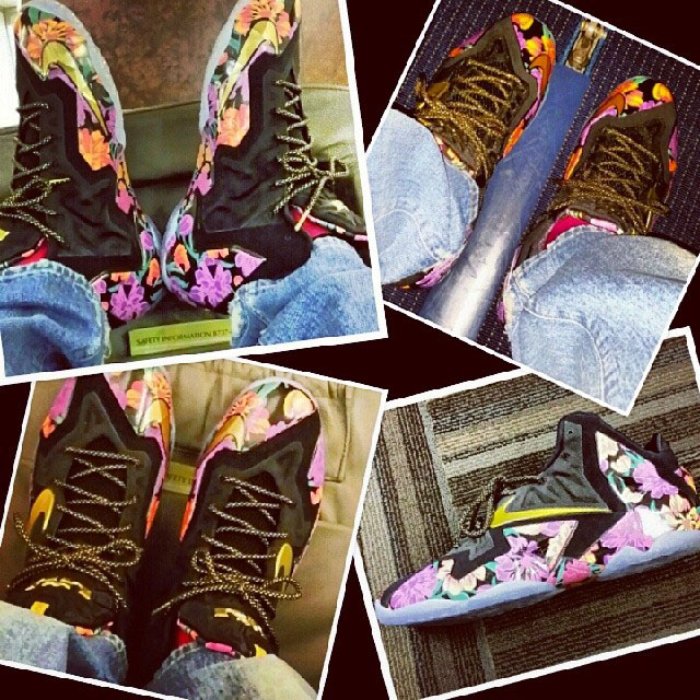 Nike LeBron 11 XI Floral