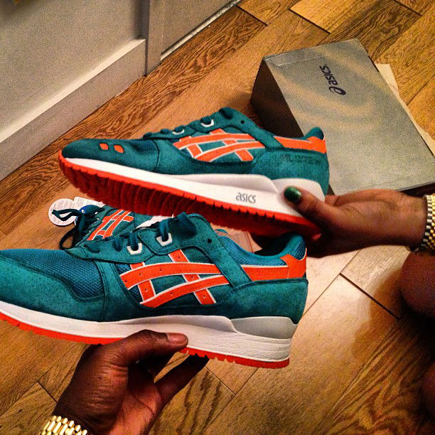 Ronnie Fieg x GEL-Lyte III Teal/Orange | Sole