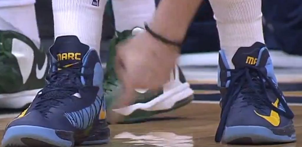 Marc Gasol wearing Nike Lunar Hyperdunk PE (1)