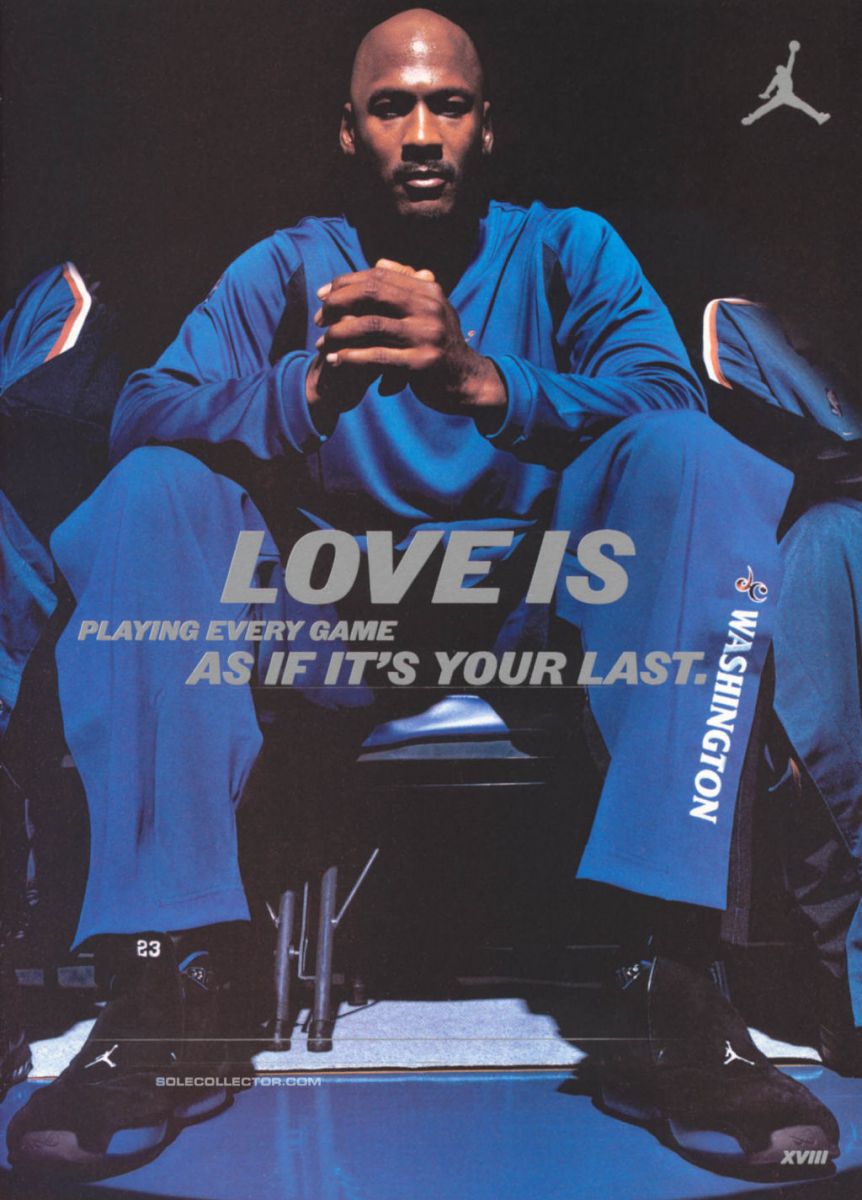 Vintage Ad: Air Jordan XVIII "What Is Love?"