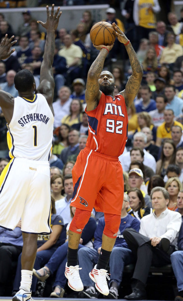 Deshawn Stevenson wearing adidas adizero Crazy Light Low