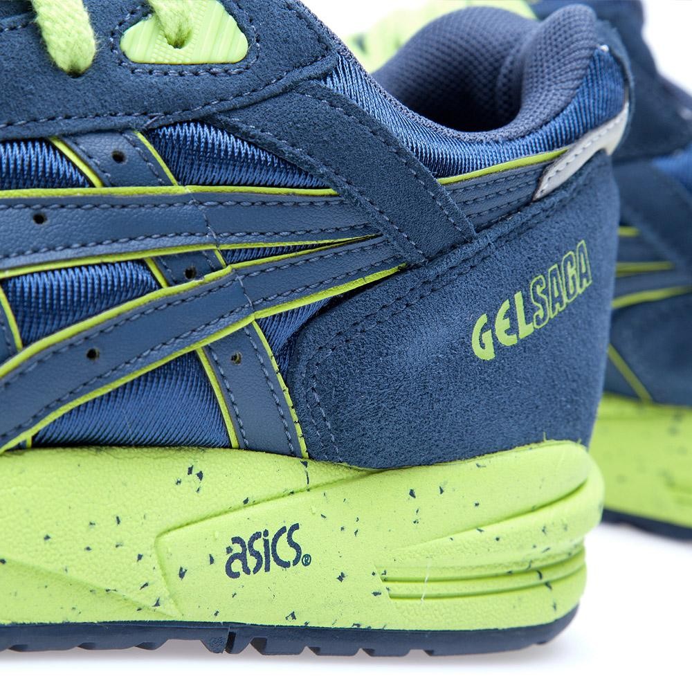 Asics gel outlet saga navy lime