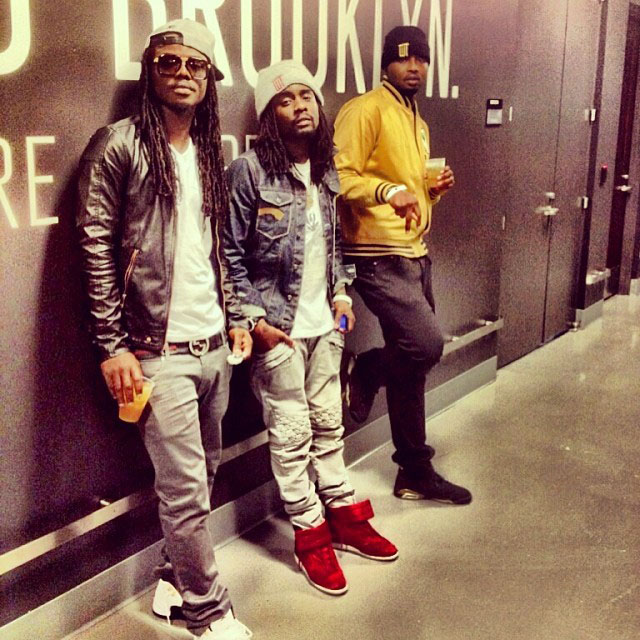 Wale wearing Maison Martin Margiela High-Top Sneakers