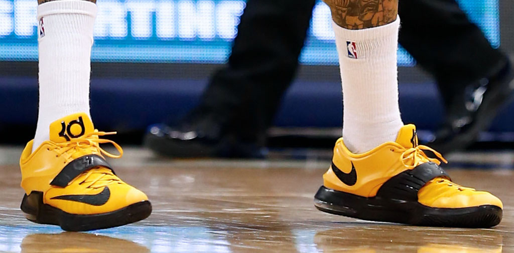 Wilson Chandler wearing NIKEiD KD 7 (2)