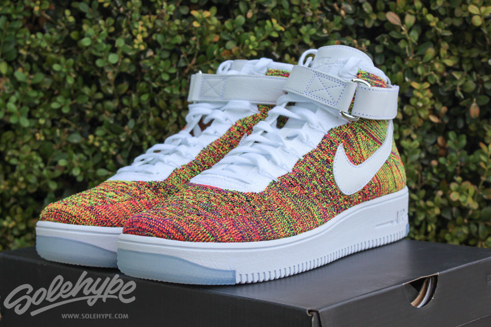 nike af1 flyknit multicolor