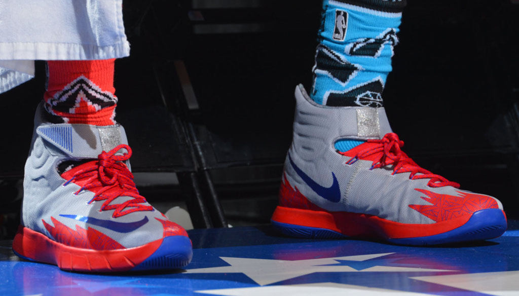 Michael Carter-Williams wearing Nike Zoom HyperRev PE