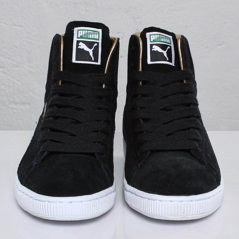 PUMA "The List" Suede Mid & Basket - Gold Classic Pack