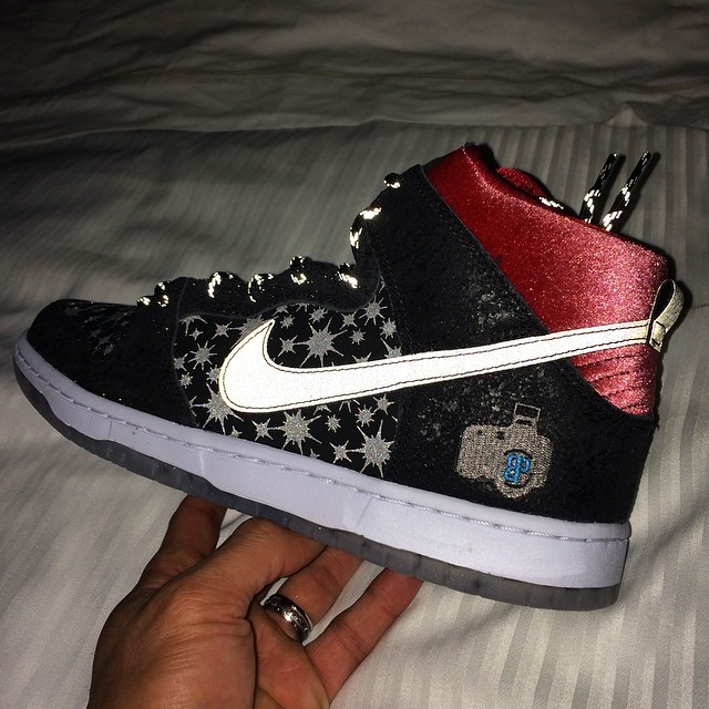 Shane Victorino Picks Up Brooklyn Projects x Nike Dunk High SB Paparazzi