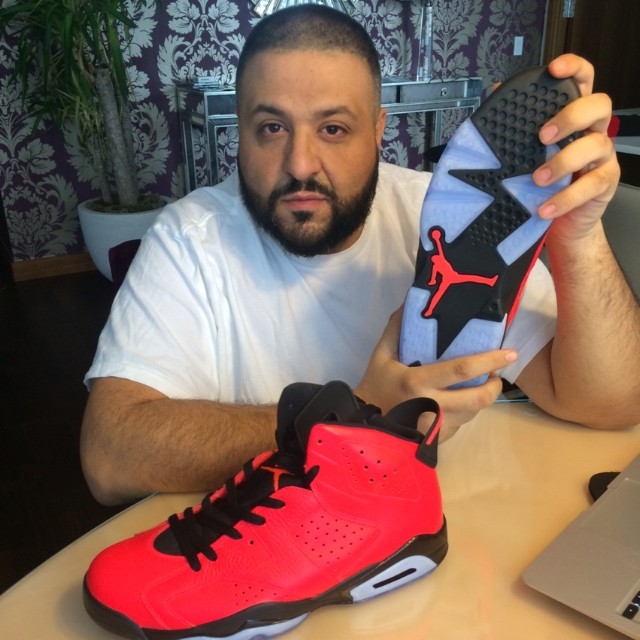 DJ Khaled Picks Up Air Jordan 6 Infrared 23