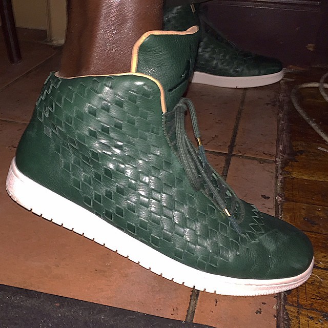 Jordan Shine Green/Gold