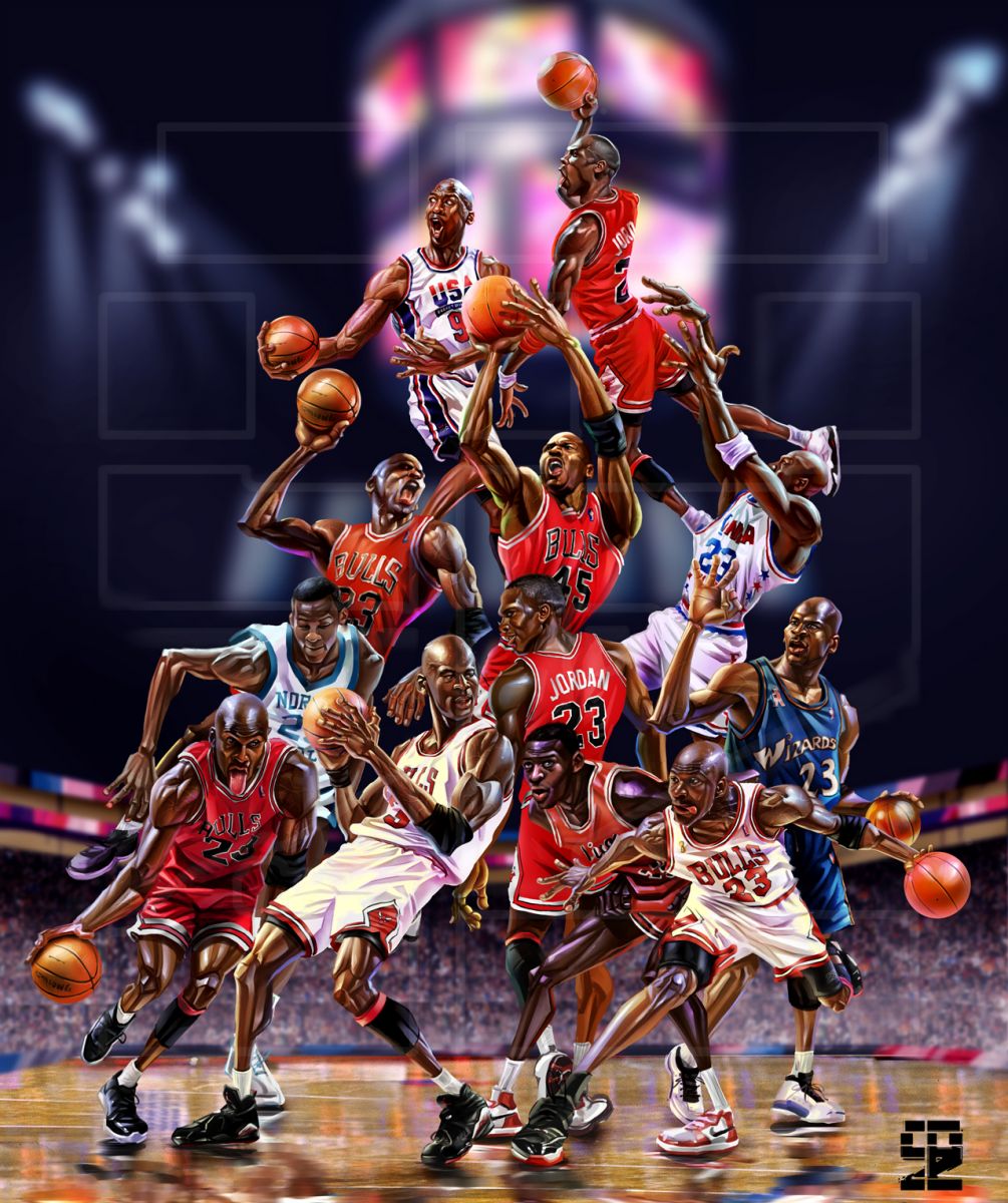 Focus: Artist  Wang Taos Detailed Michael Jordan Art | Complex