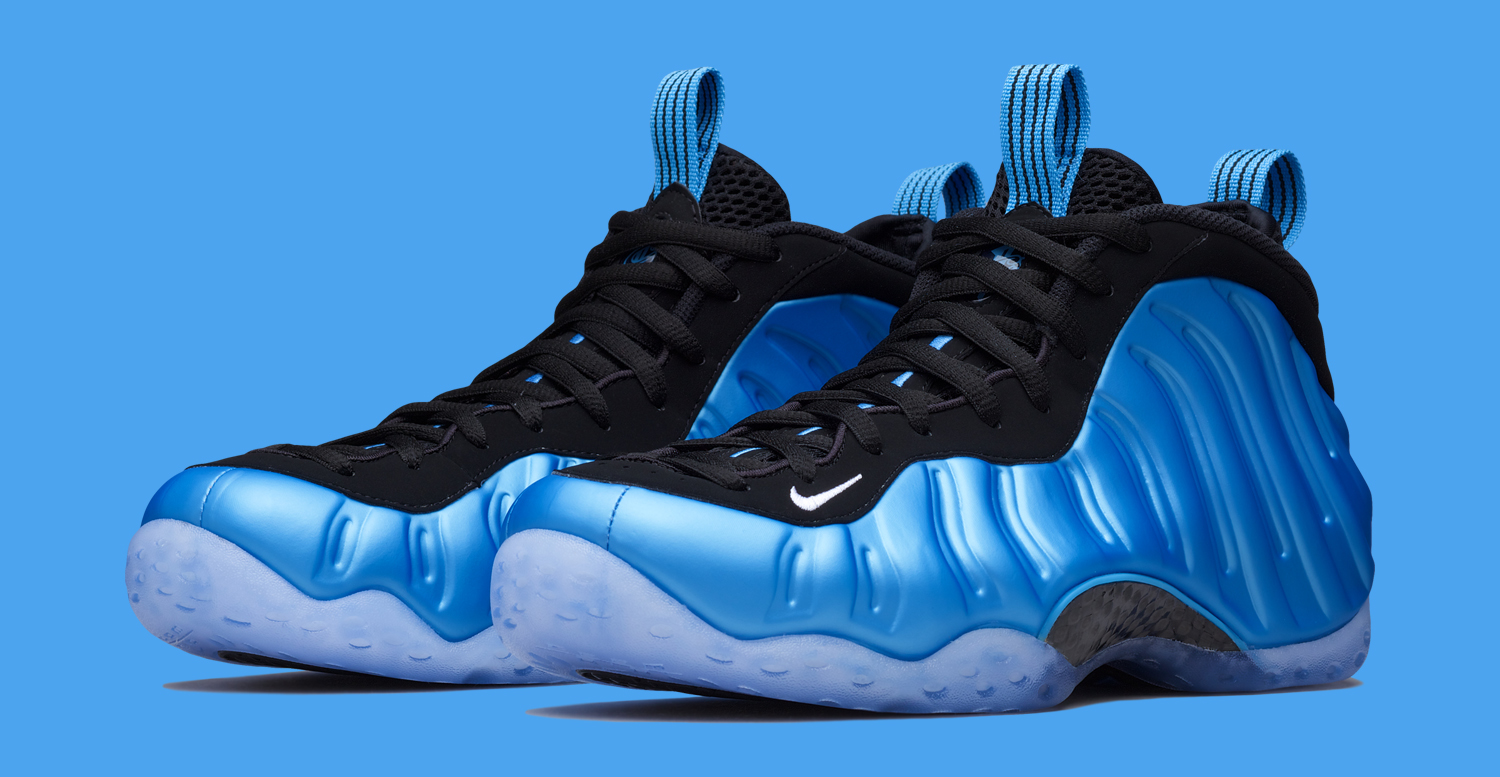 nike foamposite university blue