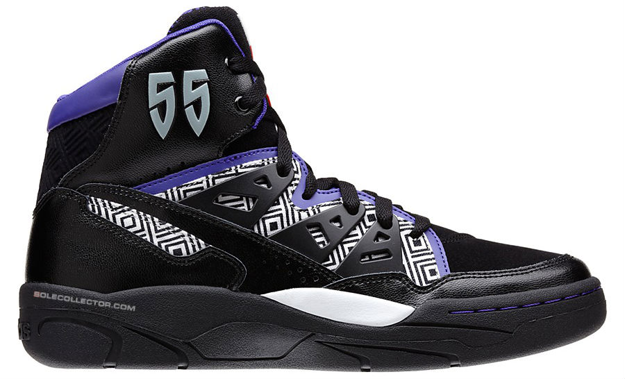 adidas Mutombo Black White Purple Complex