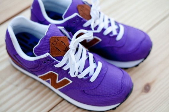 New balance 574 women on sale purple