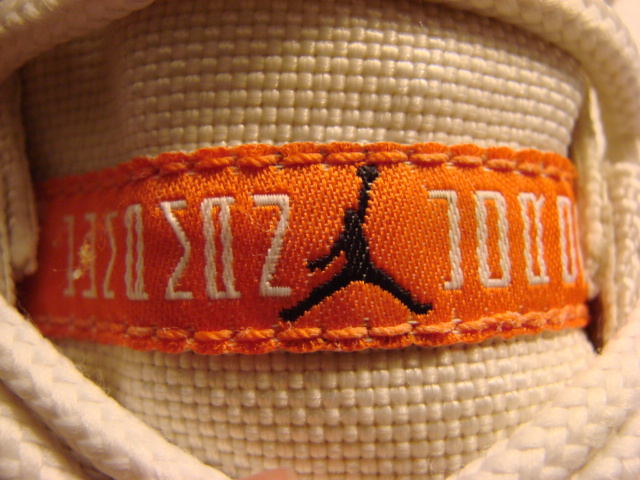 Air Jordan XI - White/Orange Unreleased Sample