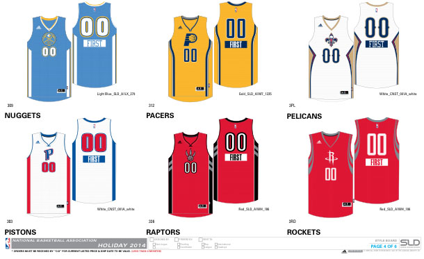 nba christmas jerseys 2014