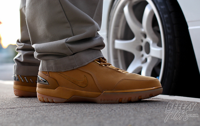 Nike zoom generation wheat on cheap feet