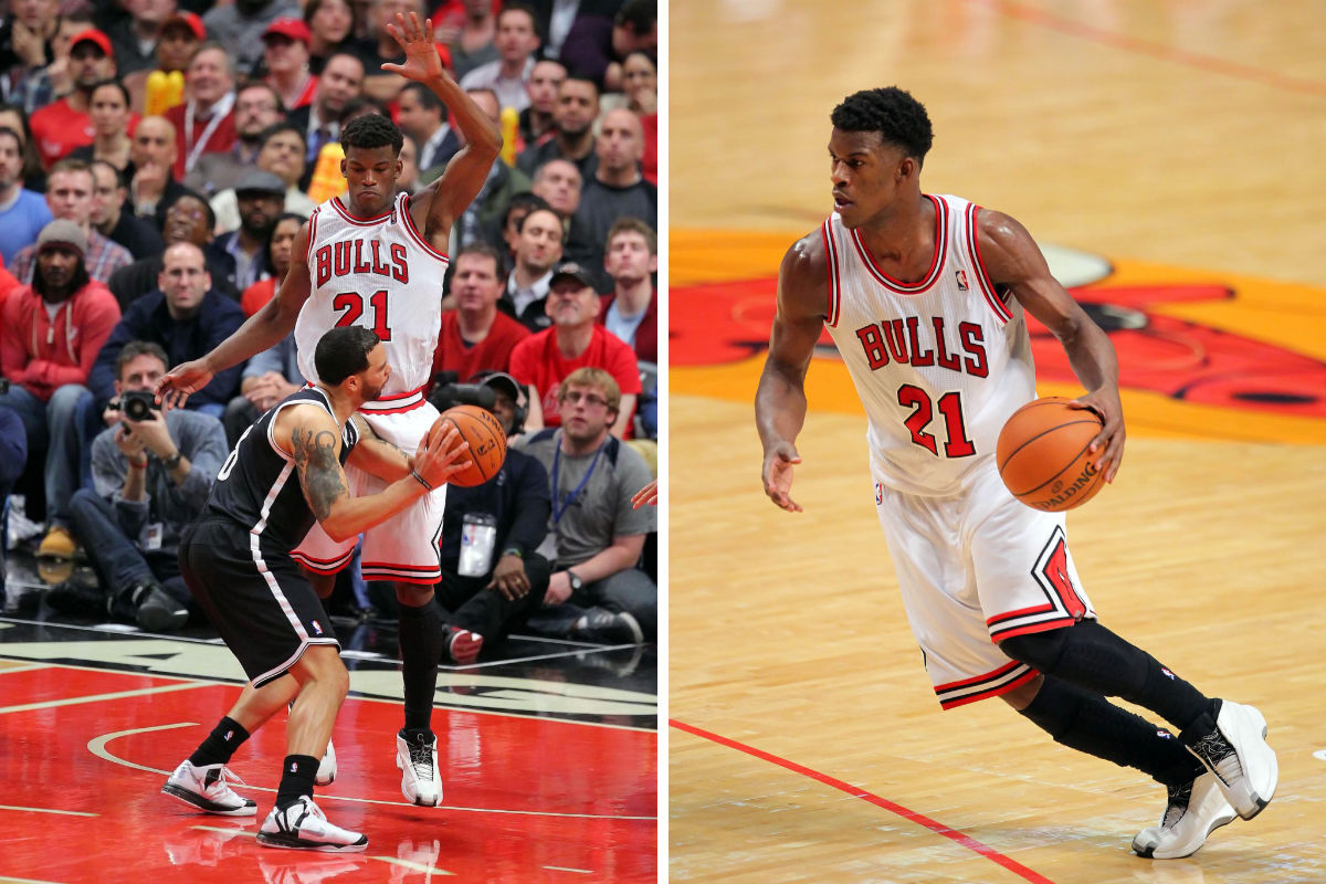 Jimmy Butler wearing adidas The Kobe (2)