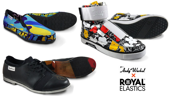 SPECIAL LIMITED RELEASE Free Shipping! Andy Warhol Royal Elastics Men's Shoes 