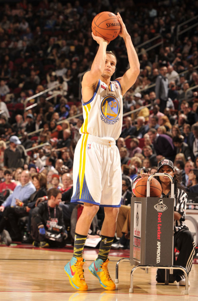 Stephen Curry wearing Nike Zoom Hyperfuse 2012 PE