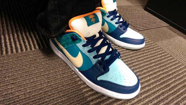  Kikn N Skatn in the MIA x Nike SB Dunk Low