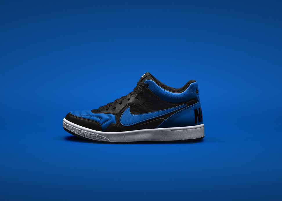 Marco Materazzi x Nike Tiempo 94 Air Jordan in Black Royal Profile